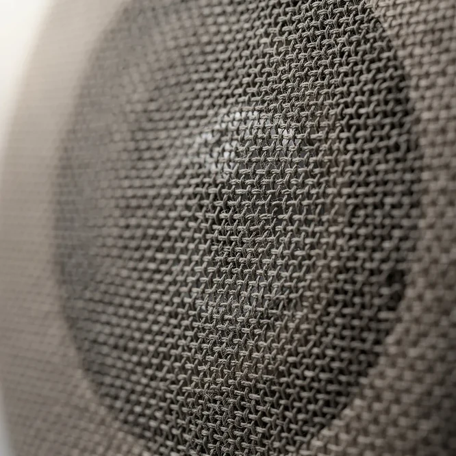 Grille d'enceinte gros plan